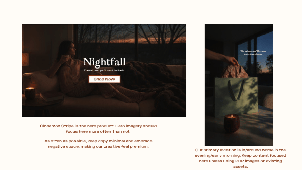 Hero and capsule ad mockup from the Nightfall deck